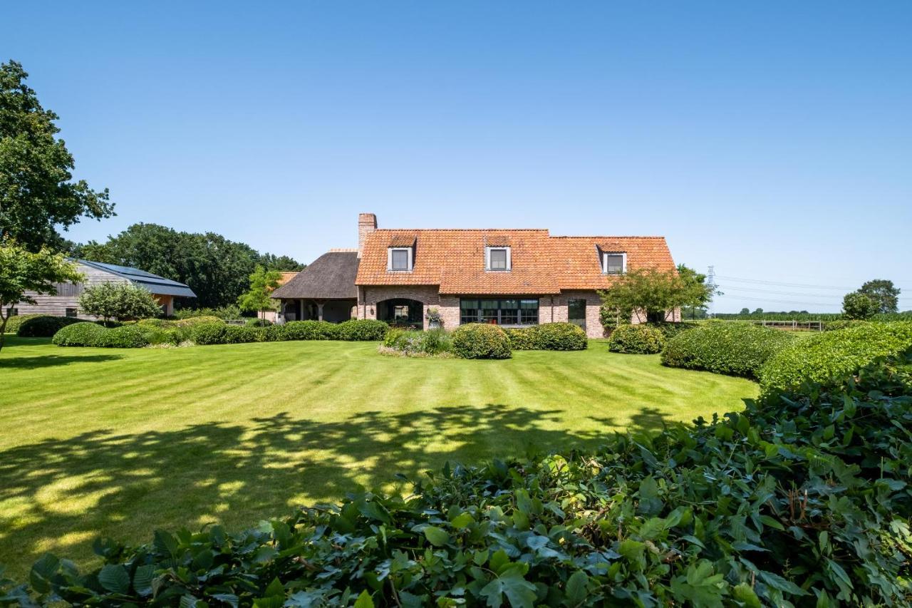 Hoeve Den Akker - Luxueuze Vakantiewoningen Met Privetuinen En Alpaca'S Nabij Brugge, Damme, Knokke, Sluis En Cadzand 외부 사진